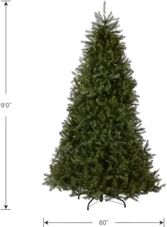 Kunstkerstboom Dunhill-dennenboom 2,4 m met standaard