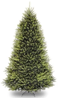 Kunstkerstboom Dunhill-dennenboom 2,4 m met standaard