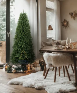 Royal Christmas - Smalle Kunstkerstboom - Alaska Slank - 180 cm - PE/PVC - 751 Takken