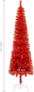 Slanke Kunstkerstboom 150 cm - Modieuze Vakantiedecoratie voor Binnen en Tuin
