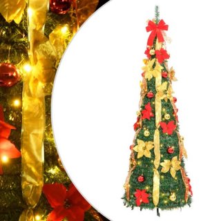 vidaXL - Kunstkerstboom - pop-up - 50 - LED's - 120 - cm - groen review