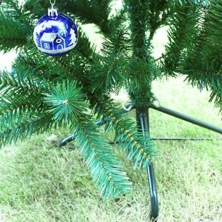 Groene kunstmatige kerstboom 180 cm - Weelderige look voor de feestdagen