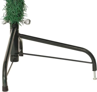 vidaXL - Kunstkerstboom - met - standaard - half - 240 - cm - PVC - groen