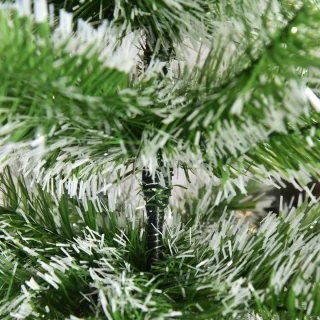HOMCOM-Kerstboom-100x100x210cm-PET-Groen