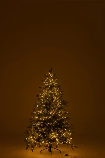 J-Line kerstboom 1600 Led - kunststof - groen - medium
