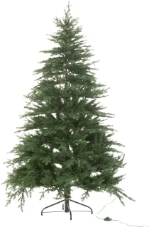 J-Line kerstboom 1600 Led - kunststof - groen - medium