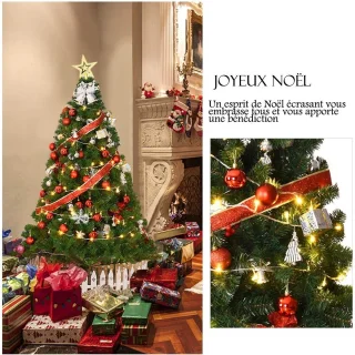 Kunstkerstboom 210 cm – PVC Kerstboom met Metalen Standaard – Stabiel en Ruimtebesparend – 950 Takken – Groen