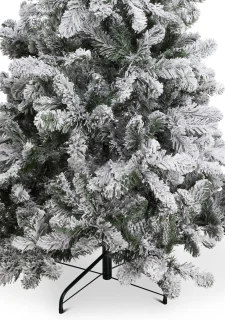Memphis - Besneeuwde Kunstkerstboom - Flock - lengte 150 cm en 410 takken
