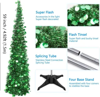 Kerstboom met standaard