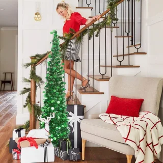 Kerstboom met standaard