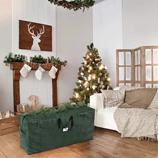 Extra Grote Opbergzakken voor Kerstbomen - Set van 2 Waterdichte Decoratie Bakken voor Kunstmatige Bomen en Seizoensdecoratie