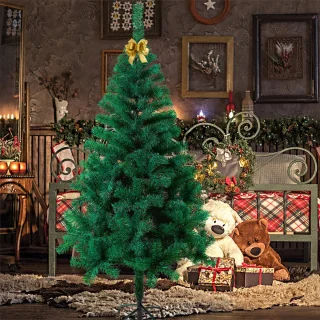 Kerstboom Kunstboom 150cm Kunstkerstboom Decoratie, Pvc Kerstboom Kerstdecoratie, Dennenboom Inclusief Metalen Standaard