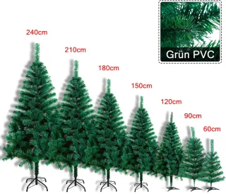 Kerstboom Kunstboom 150cm Kunstkerstboom Decoratie, Pvc Kerstboom Kerstdecoratie, Dennenboom Inclusief Metalen Standaard