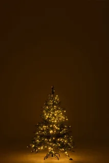 J-Line kerstboom 600 Led - kunststof - groen - small