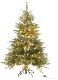 J-Line kerstboom 600 Led - kunststof - groen - small