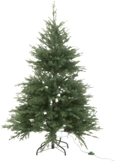 J-Line kerstboom 600 Led - kunststof - groen - small