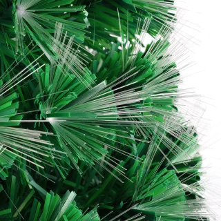 LED Kerstboom 240 cm met Gekleurde Lampen en Metalen Standaard Kunstkerstboom voor Binnen en Feest