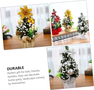 Kerstboomversiering - 3-pack - Tafeldecoraties - voor meisjes en feestvakanties Feestartikelen Decoraties voor binnen