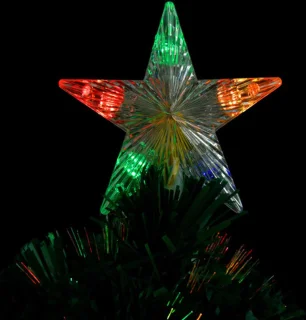 vidaXL - Kerstboom - met - LED - en - standaard - 64 - cm - glasvezel