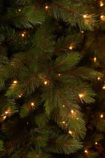 Triumph Tree Kunstkerstboom Wyoming - 145x145x215 cm - LED lampjes - Groen