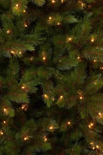Triumph Tree Kunstkerstboom Wyoming - 145x145x215 cm - LED lampjes - Groen