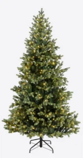 Geneva fir prelit d116h180c groen/wit