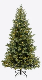 Geneva fir prelit d116h180c groen/wit