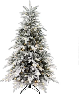 HOMCOM-Christmas Tree-115x115x180cm-Plastique-Vert