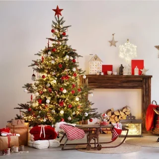 Everlands Grandis Fir Kunstkerstboom - 180 cm - 400 LED - 1564 Takken