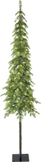 Colwood Wrapped verlichte kunstkerstboom - 180 cm - Groen - Ø50 cm - 674 tips - 100 ledlampjes (warm wit)