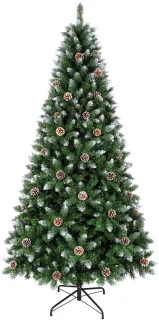 180 cm besneeuwde kunstkerstboom