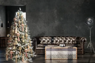 180 cm Luxe Besneeuwde Kerstboom PE/PVC Groen