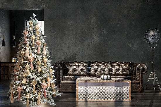 180 cm Luxe Besneeuwde Kerstboom PE/PVC Groen