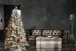 180 cm Luxe Besneeuwde Kerstboom PE/PVC Groen