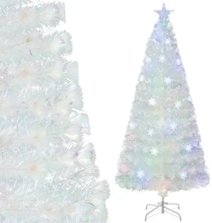 Stralend wit en onderhoudsvriendelijk: de 180 cm kunstkerstboom voor moderne interieurs