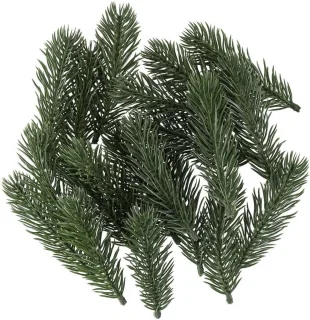 20x Kunstmatige Dennentakken 10 cm - Groen