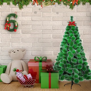 240 cm Kunstkerstboom met standaard
