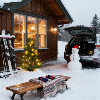 2er Set Künstlicher Weihnachtsbaum 76 cm