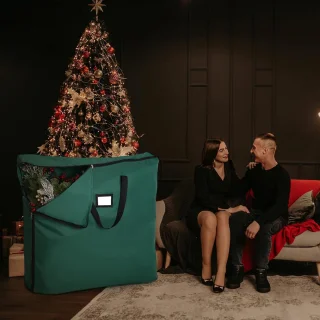 2x Grote Pop-up Opberghoes Kerstboom 1,8m