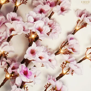 3-delige set Kersenbloesemtakken 76 cm - Kunstbloemen