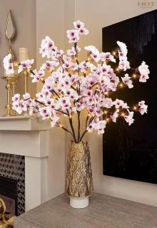 3-delige set Kersenbloesemtakken 76 cm Kunstbloemen