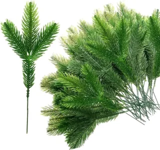 36 Stuks Kunstkersttakken Groen