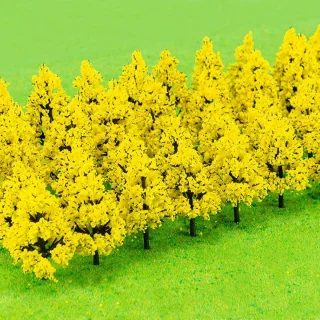 40pcs Landscape Model Trees (2 Styles) - Mixed 8-10cm