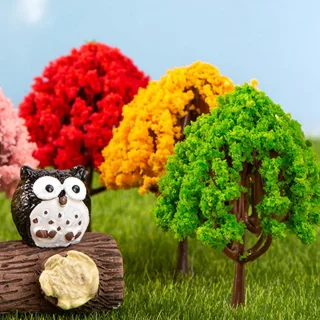 40pcs Landscape Model Trees (2 Styles) - Mixed 8-10cm