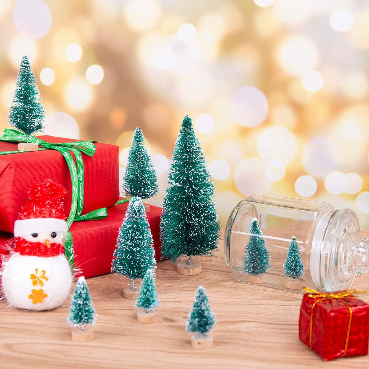 Wat vinden we goed aan de 40x Mini Kunstkerstboom Tafelmodel