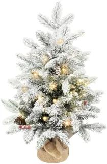 4goodz mini kerstboom groen-wit