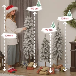 4goodz Set van 3 kerstbomen 90/120/150 cm