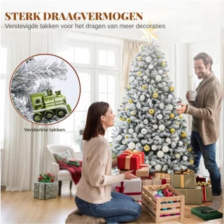 6-voet Sneeuwbedekte Kunstkerstboom