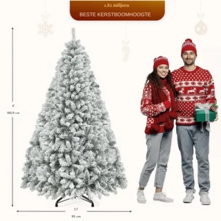 6-voet Sneeuwbedekte Kunstkerstboom