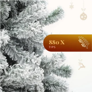 6-voet Sneeuwbedekte Kunstkerstboom